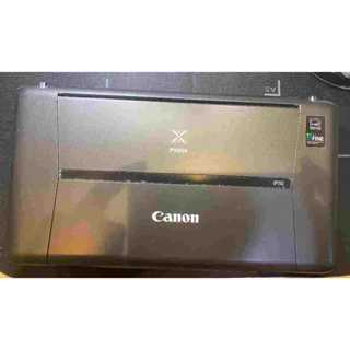 售二手有問題的 Canon PIXMA iP110 可攜式彩色噴墨印表機 ,單主機 可啟動,連USB無反應，當零件機賣