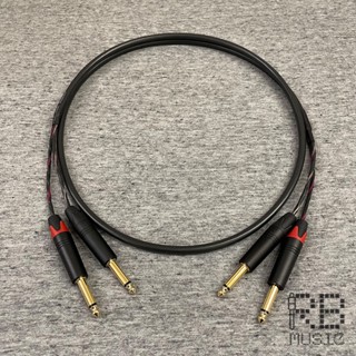 【RB MUSIC】Canare MR202-2AT 雙併線 樂器導線 手工 鍵盤 Program 導線 TS-TS
