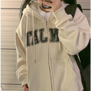蔓莎💞2025【全網最低價】 跑量加絨加厚外貿連帽衛衣女秋冬保暖開衫情侶裝上衣大碼長袖打底衫女