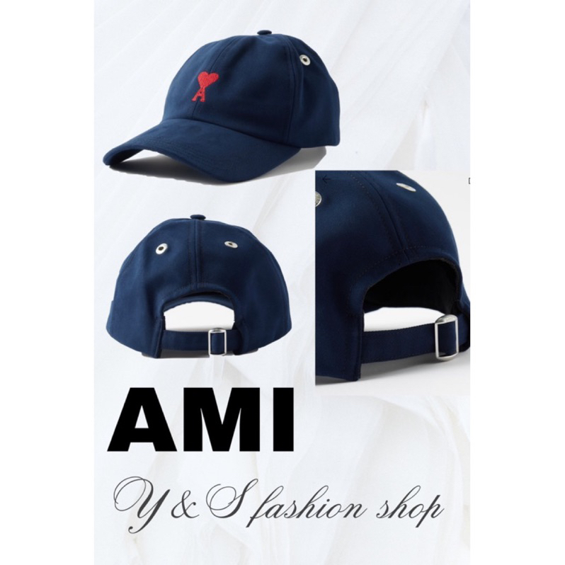 (Y&amp;S fashion )英國🇬🇧購買AMI經典navy款帽子 限量優惠現貨