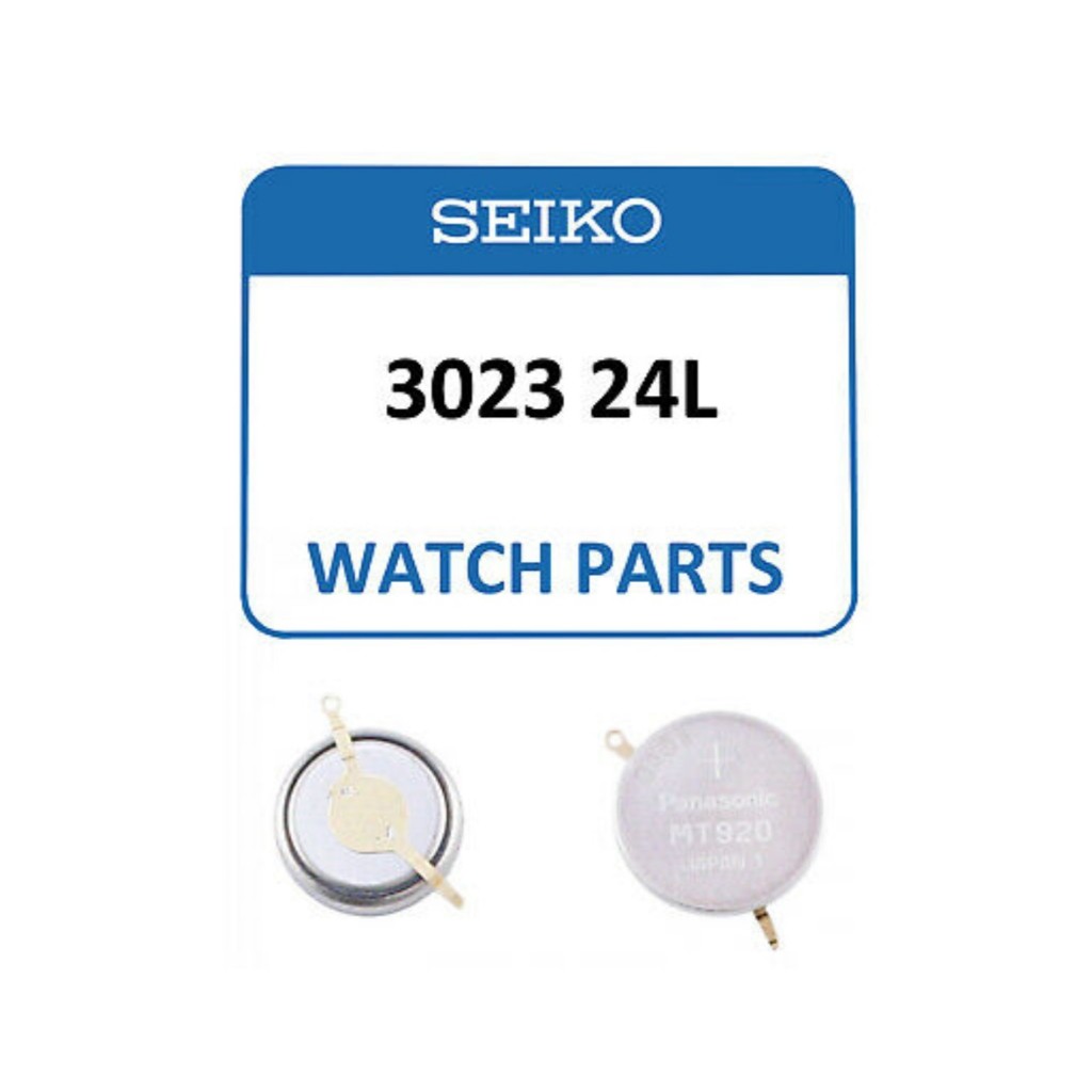 精工SOLAR光動能用電池  3023.24L, MT920適用於 SEIKO太陽能手錶/光動能SOLAR充電式電池