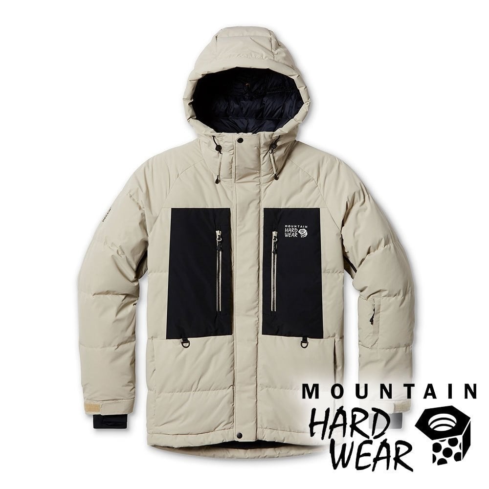 【Mountain Hardwear】First Tracks 男防水FP650羽絨連帽外套『沙畫』2043391