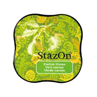 【 Micia 美日手藝館 】StazOn油性迷你印台-仙人掌綠 SZ-MID-52