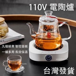 電陶爐110V 迷你智能電茶爐 煮茶器 高級煮茶器 電熱爐燒水煮茶保溫定時煮茶爐zq