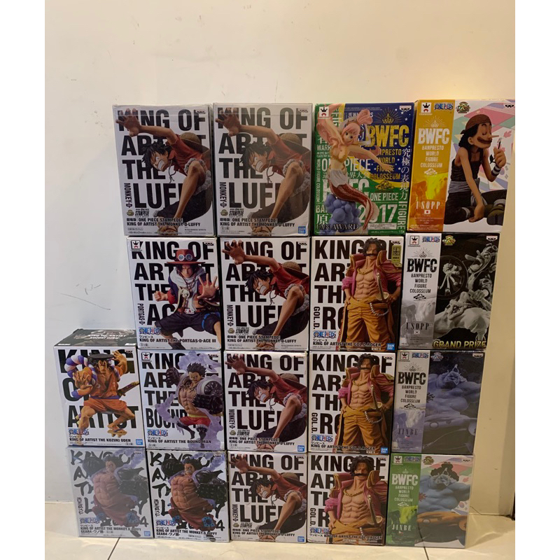 藝術王者 收藏品 BWFC 異色 航海王 四檔魯夫 羅傑 艾斯 御田 騙人布 稀有公仔