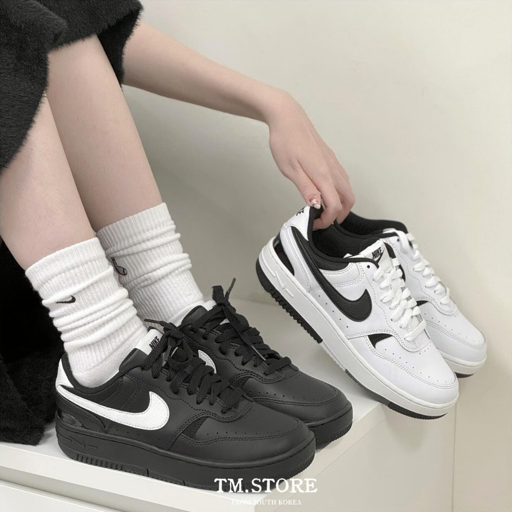 TM_Nike Gamma Force 黑白 熊貓 白米 厚底 男女鞋 DX9176-100 FQ6476-010