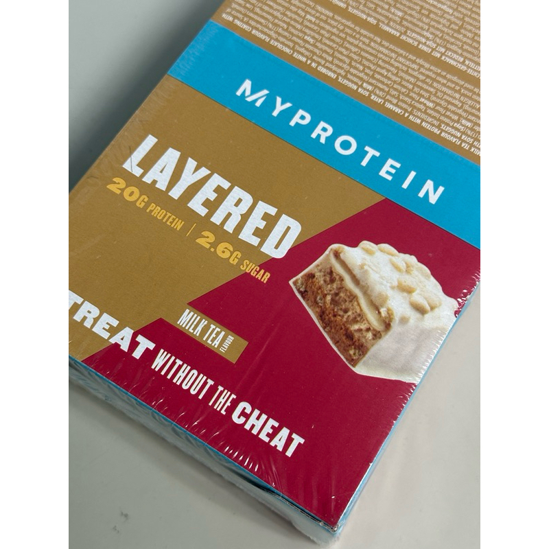 Myprotein 六層夾心高蛋白棒 12入- 英式奶茶口味