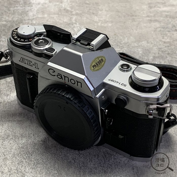 『澄橘』Canon AE-1 Body 機身 底片相機 銀 二手 無盒裝《歡迎折抵》A60505