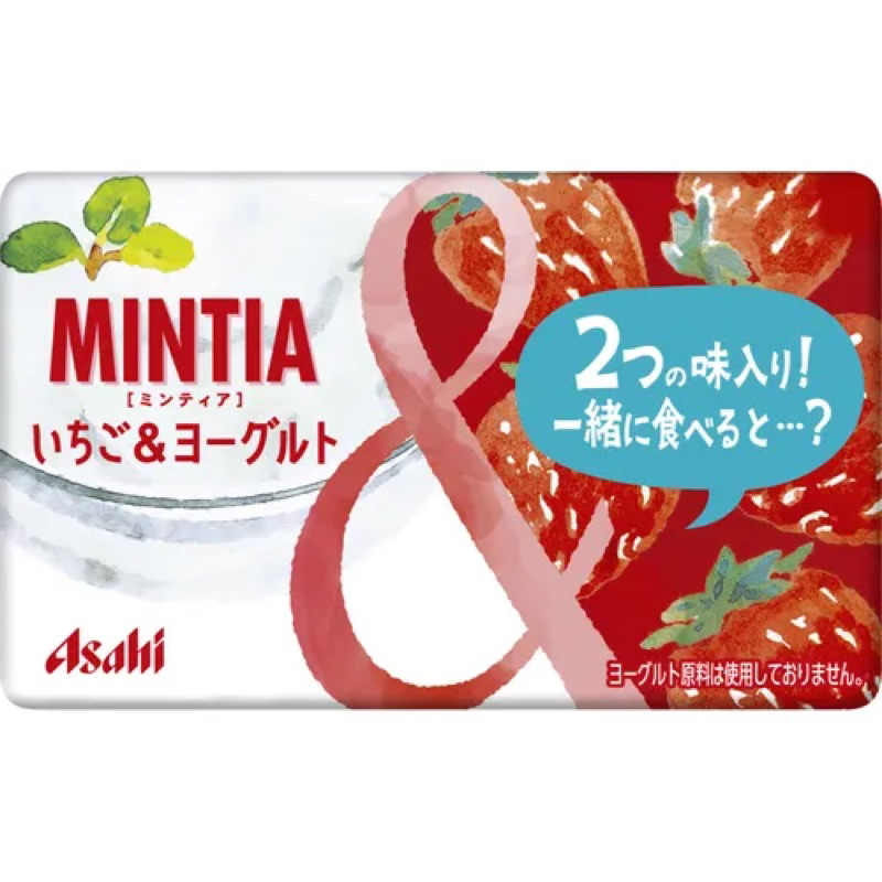【現貨】日本製 Asahi MINTIA草莓優格糖果錠