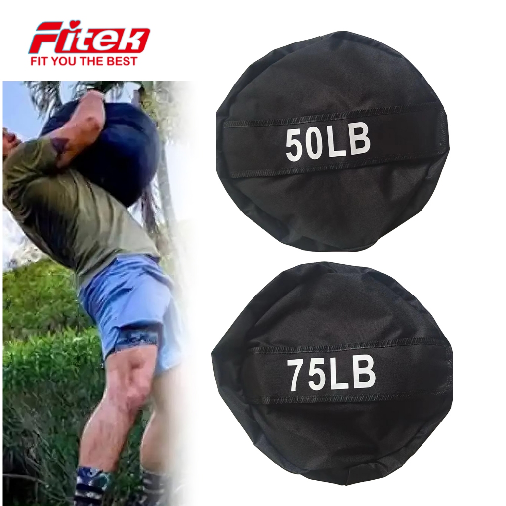 【Fitek】 大力士沙袋/健身沙包/空袋不含沙/舉重沙袋/沙袋負重訓練/核心訓練/抱舉推舉50磅、75磅/體能比賽