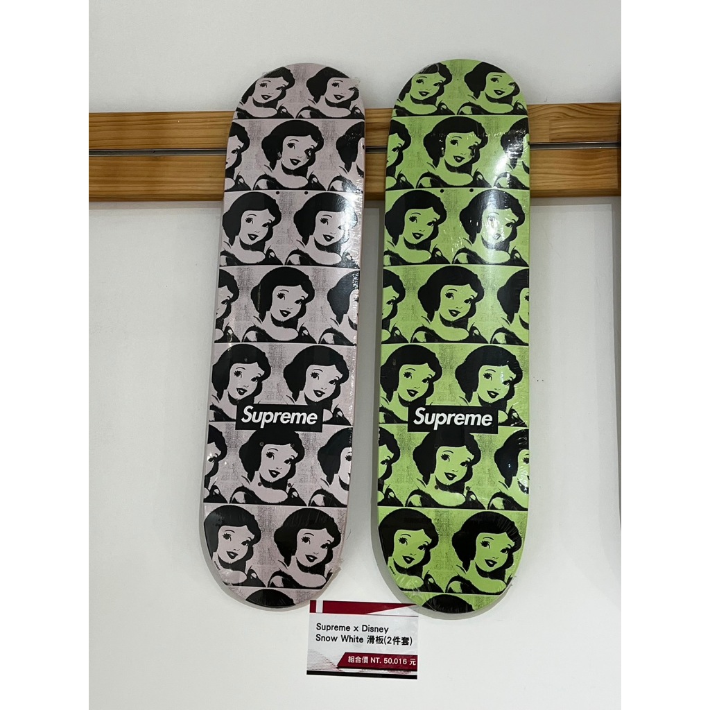Supreme Snow White Skateboard(set of 2)白雪公主滑板