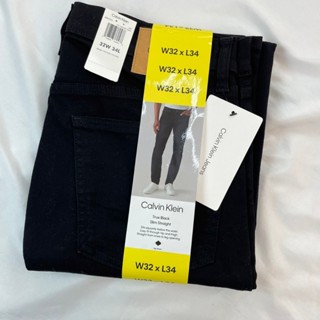 Calvin Klein 牛仔長褲 修身 黑色 牛仔 單寧 長褲 CK #701