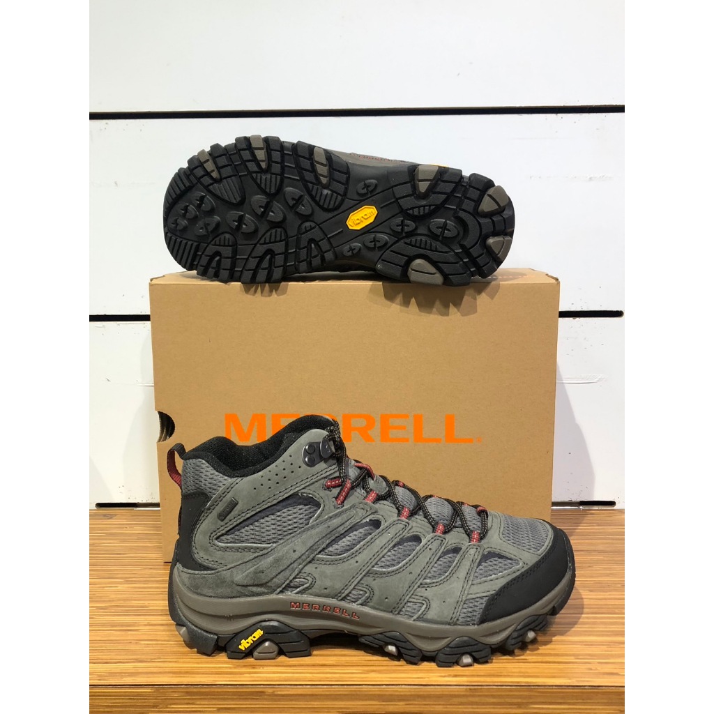 【清大億鴻】MERRELL 男款 MOAB 3 GTX 寬楦登山鞋 深灰色ML035785W