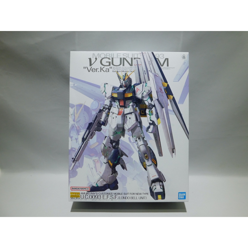 土城三隻米蟲 BANDAI 組裝模型 MG 1/100  Nu GUNDAM Ver.Ka 牛鋼  v鋼彈