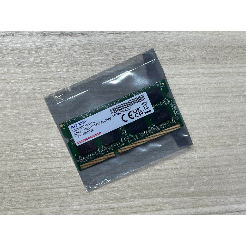 ⭐️【威剛 ADATA 8GB DDR3L 1600】⭐ 筆電專用/筆記型記憶體/終身保固