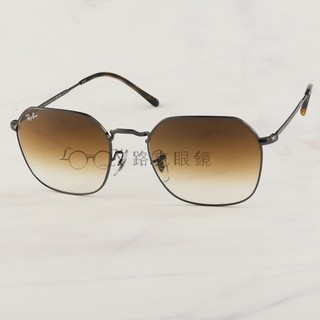 【LOOK路克眼鏡】RayBan 雷朋 太陽眼鏡 JIM 金屬 槍色框 漸層鏡片 RB3694 004 51