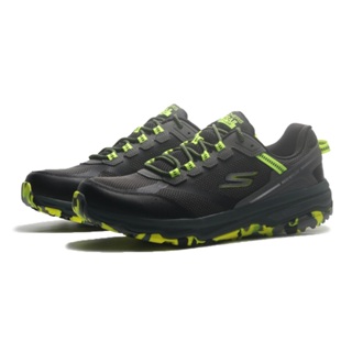 SKECHERS 越野鞋 GO TRAIL 黑 螢光 防潑水 戶外 男 220917BKLM