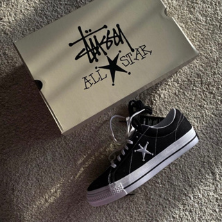 【Parallel】Stussy x Converse One Star Black White 低筒 173120C