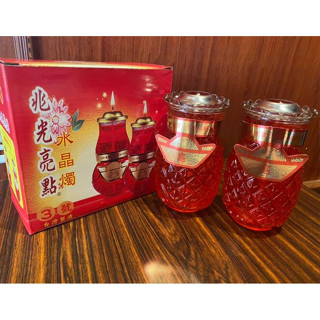 【單盒】鳳梨蠟燭【水晶燭／果凍＊酥油．附發票】１號６對．２號１２對．３號２４對裝【附發票】果凍蠟燭．水晶蠟燭．酥油蠟燭．