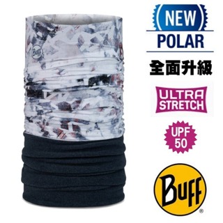 【BUFF】斑剝石牆》Polar 銀離子除臭防風保暖頭巾 圍脖 刷毛帽 頸圍 登山圍巾 面罩 口罩_132568