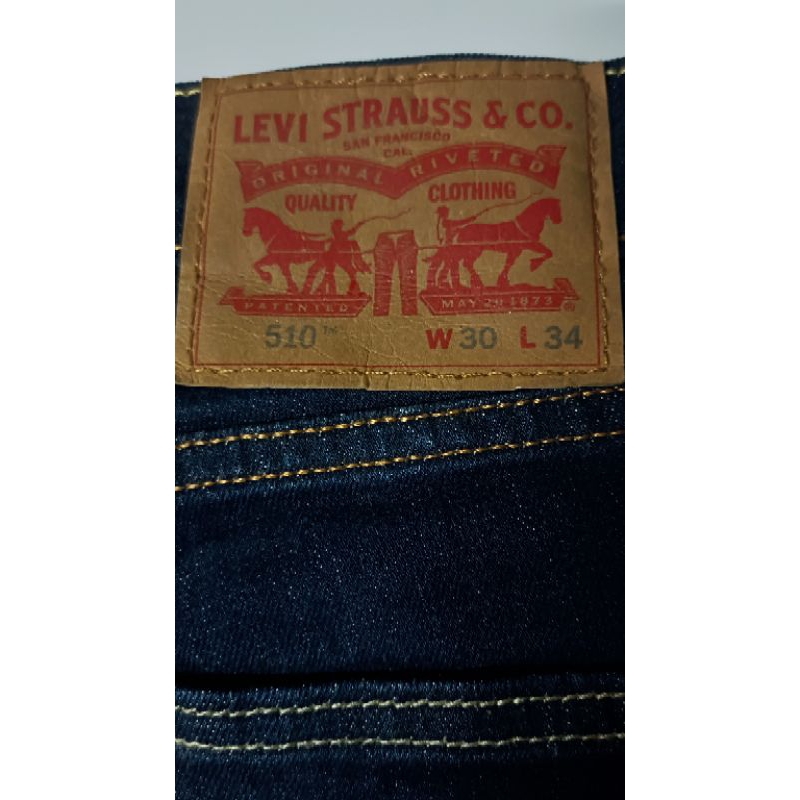 Levis，510型，窄管褲