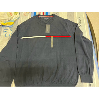全新品🧶TOMMY HlLFLGER 基本款 男性冬天❄️針織上衣 XL 美國🇺🇸帶回 ➡️深藍色⬅️ 賠錢售出（含吊牌