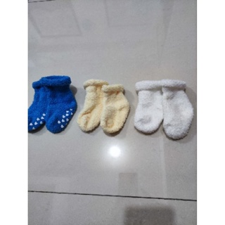 嬰兒幼兒刷毛厚保暖襪 3雙/組 (1-3y)