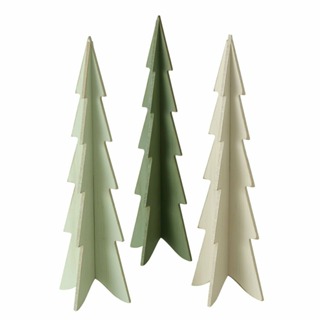 德國Boltze 三色立體木頭聖誕樹／擺設／裝飾品／聖誕節(Songbaby)