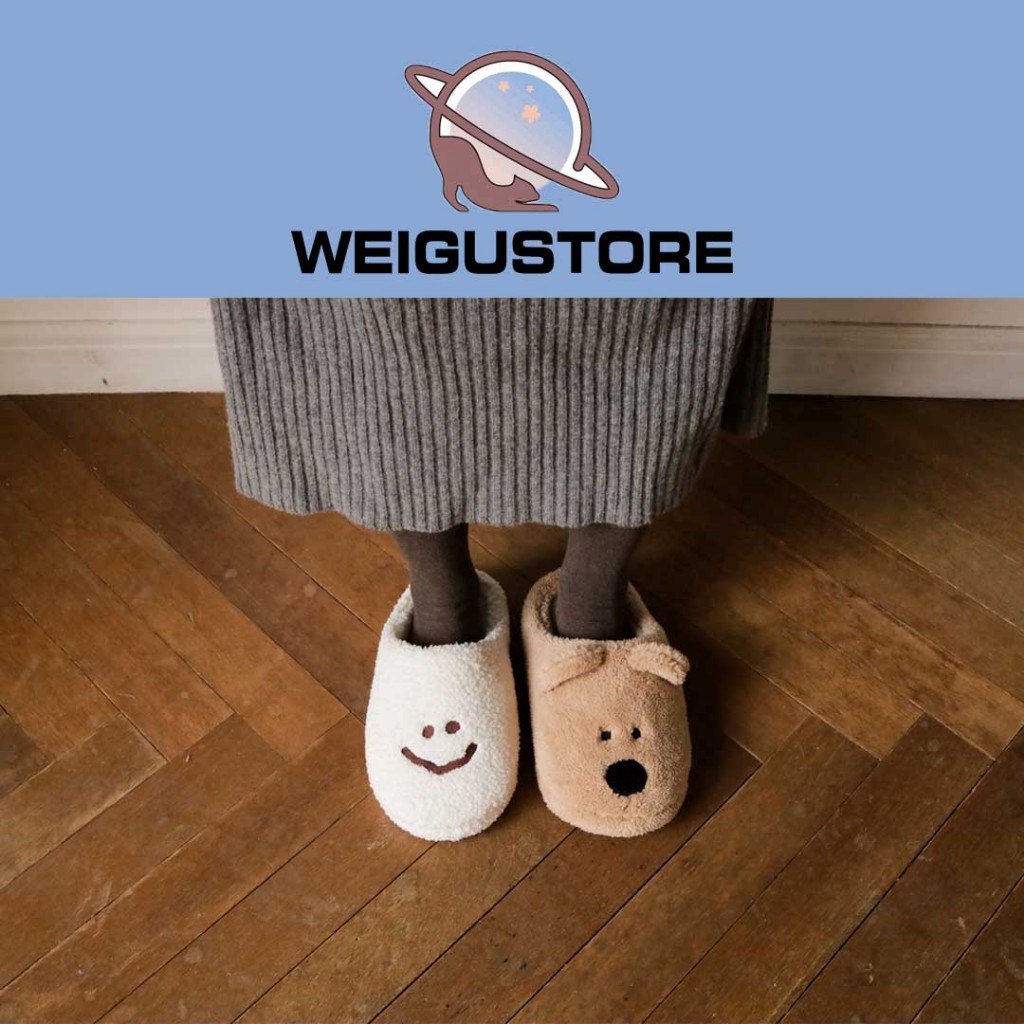 [Weigu Store] 現貨 Dinotaeng Quokka Marsh 袋鼠 棉花糖 絨毛 保暖拖鞋 韓國文創