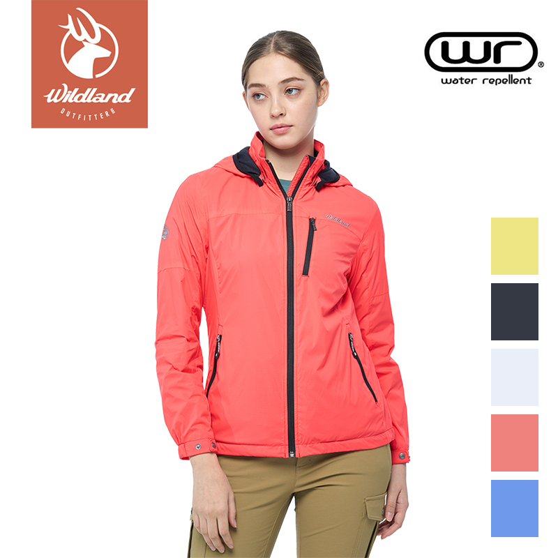 【Wildland 荒野】輕量天鵝絨防風保暖外套 女 0B02941 | 輕量防風保暖機能外套