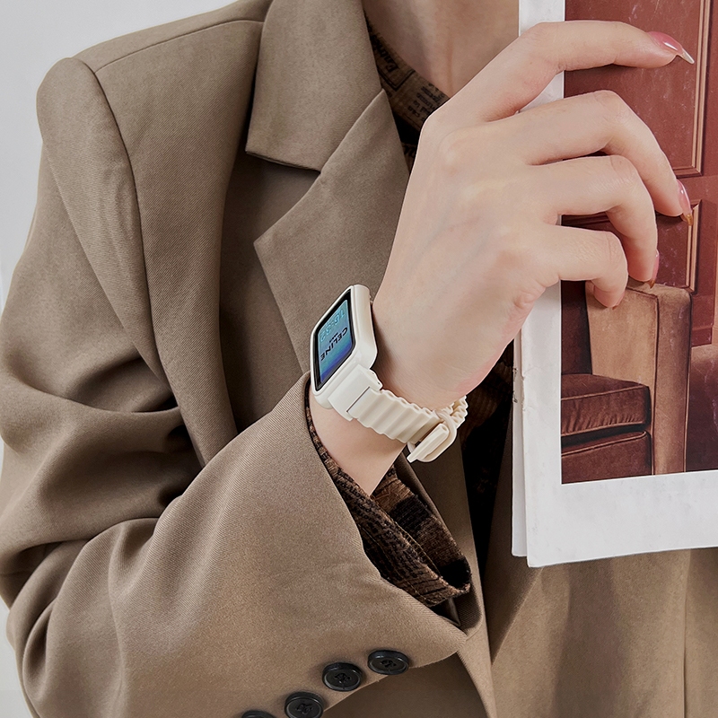 Xiaomi 小米手環 8 Active 錶帶 軟硅膠海洋男女學生小米手錶帶 小米8替換腕帶 Redmi 紅米 手環 2