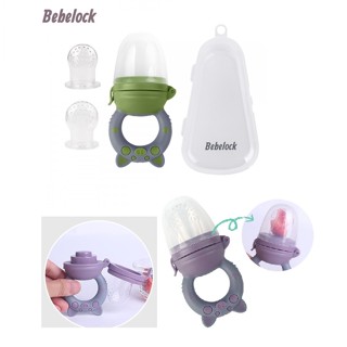 【心願兔購物】BeBeLock奶嘴水果棒-綠小豬紫小豬/韓國水果咬咬棒/BeBeLock水果咬咬樂/水果固齒器訓練器