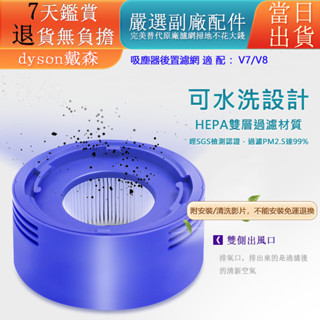 {台灣出貨}dyson 戴森吸塵器 副廠配件 濾網 濾心 HEPA後置濾網 濾芯 v7 v8 sv11 sv10 零件