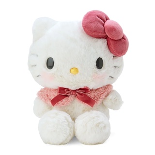 Sanrio 三麗鷗 冬季淡彩系列 棉柔斗篷造型絨毛娃娃 Hello Kitty 273422N