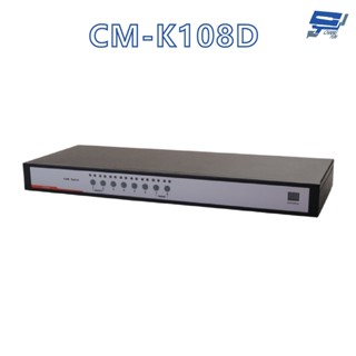 昌運監視器 HANWELL CM-K108D 8埠 機架型 VGA USB KVM 電腦切換器