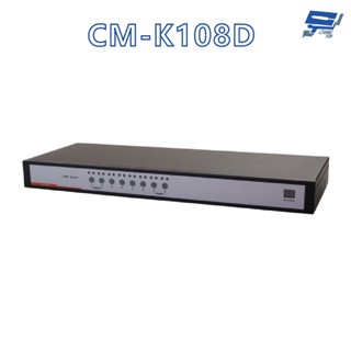 昌運監視器 HANWELL CM-K108D 8埠 機架型 VGA USB KVM 電腦切換器