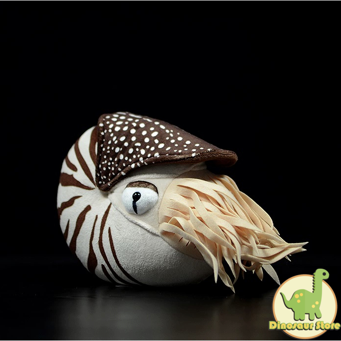▶鸚鵡螺◀稀有！仿真 鸚鵡螺 海洋生物  絨毛玩偶 娃娃公仔 布偶玩具 抱枕 擺飾