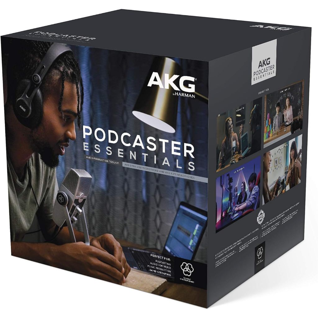 【叮噹電子】全新 AKG K371 + Lyra 播客 Podcaster essentials 可辦公室自取 保固一年