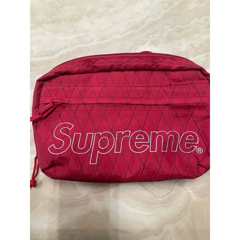 supreme 45th 肩包 紅色