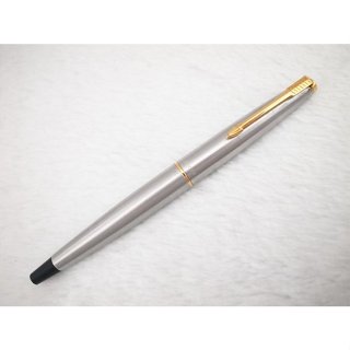 B814 1960s 派克 美國製 45型全鋼鋼筆 14k EF尖(刀尖)(7.5成新無凹)(大肚吸默器)