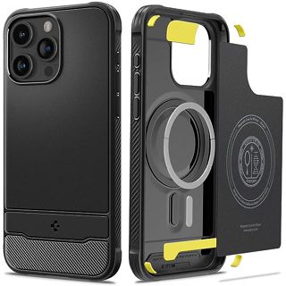 【SPIGEN】iPhone 15 Pro Max Rugged Armor MagFit 磁吸 軍規防摔 手機殼