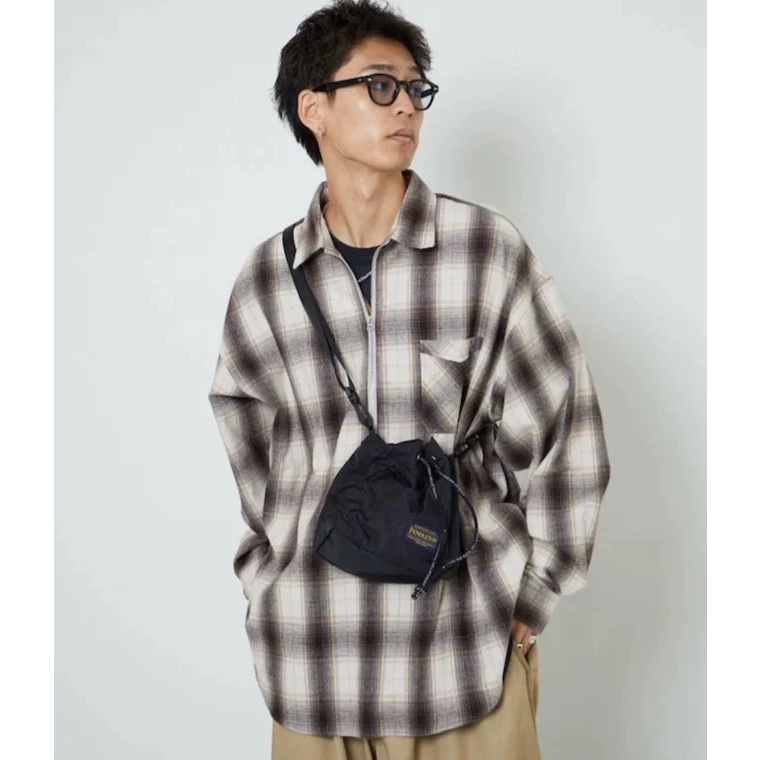 【現貨】日系 PENDLETON × PUBLUX 聯名款 衍縫包包 手提包 側背包 小包 戶外山系工裝風 別注