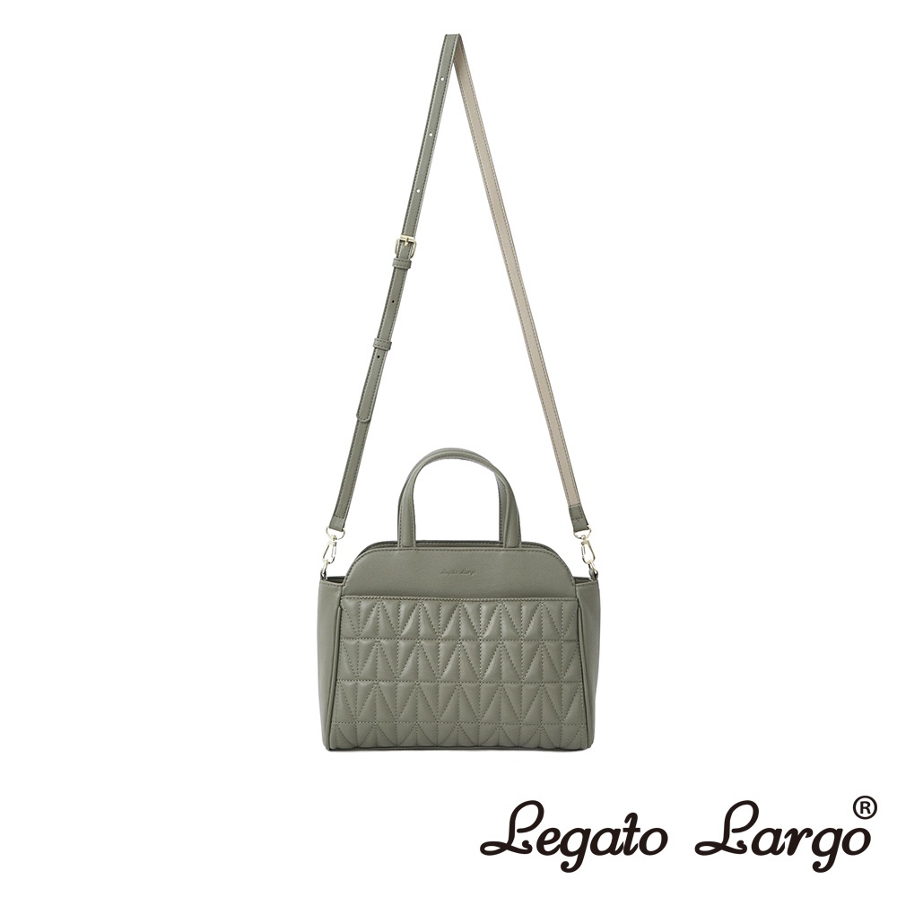 Legato Largo Lusso 典雅立體格紋手提斜背托特包 (LG-V0042)