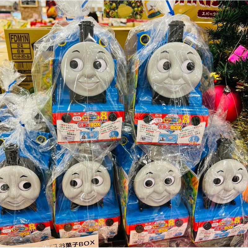 現貨 日本限定 聖誕節 限量 Thomas 湯瑪士 小火車 零食箱 存錢筒