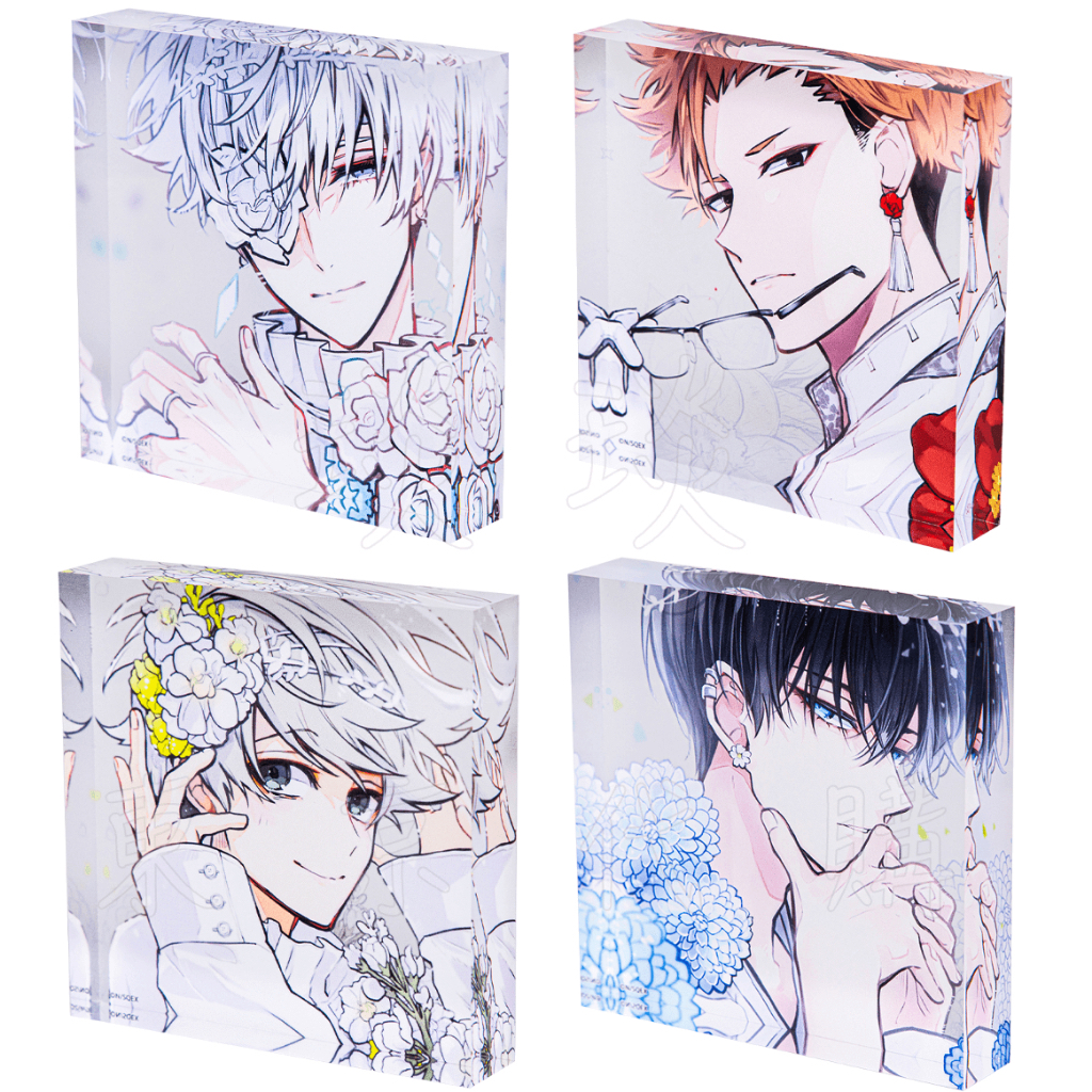 【睦睦代購】現貨日版 東京異星人 展覽會 原畫 壓克力磚 紀念磚 郡司晃 天空橋翔 雨宮零士 兵吾夏希