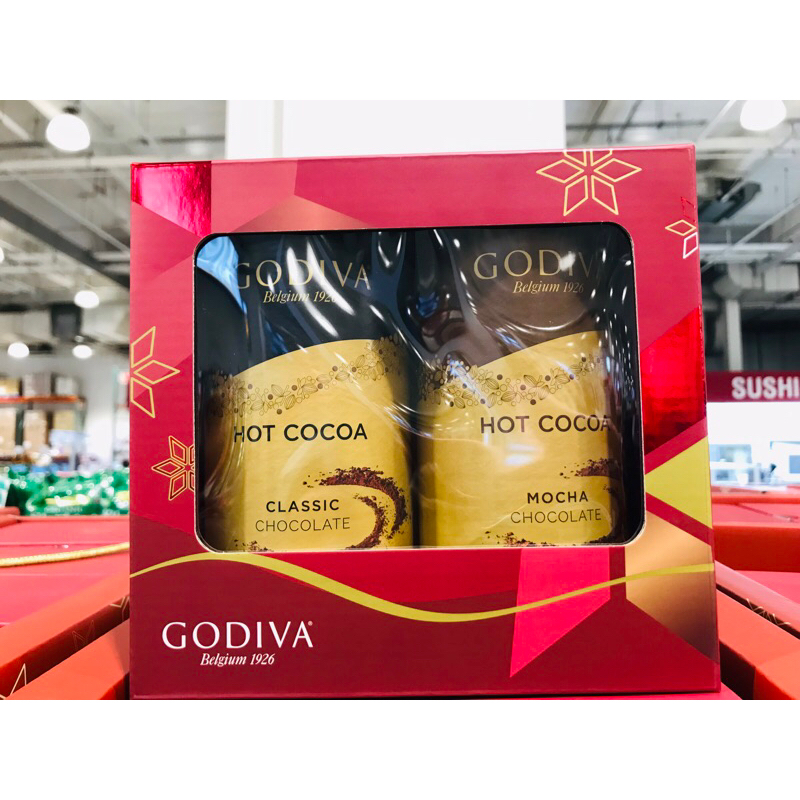 特價🔥Costco 好市多代購 GODIVA罐裝巧克力可可粉禮盒 410公克x2入 #142165 熱巧克力 熱可可