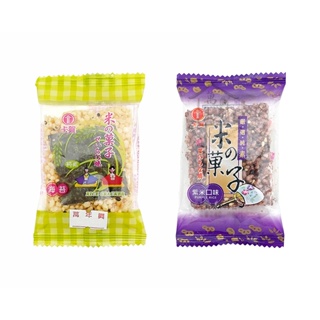 卡賀 米菓子 海苔 紫米 10g 純素 米果 【萬年興】