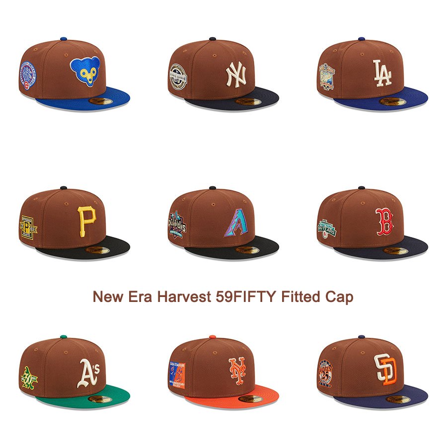 代購 NEW ERA 59FIFT HARVEST 棒球帽 MLB 洋基 道奇 小熊 大都會 響尾蛇 運動家 紅襪 海盜