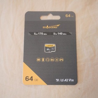 Exascend CATALYST microSD V30 64GB 高速記憶卡