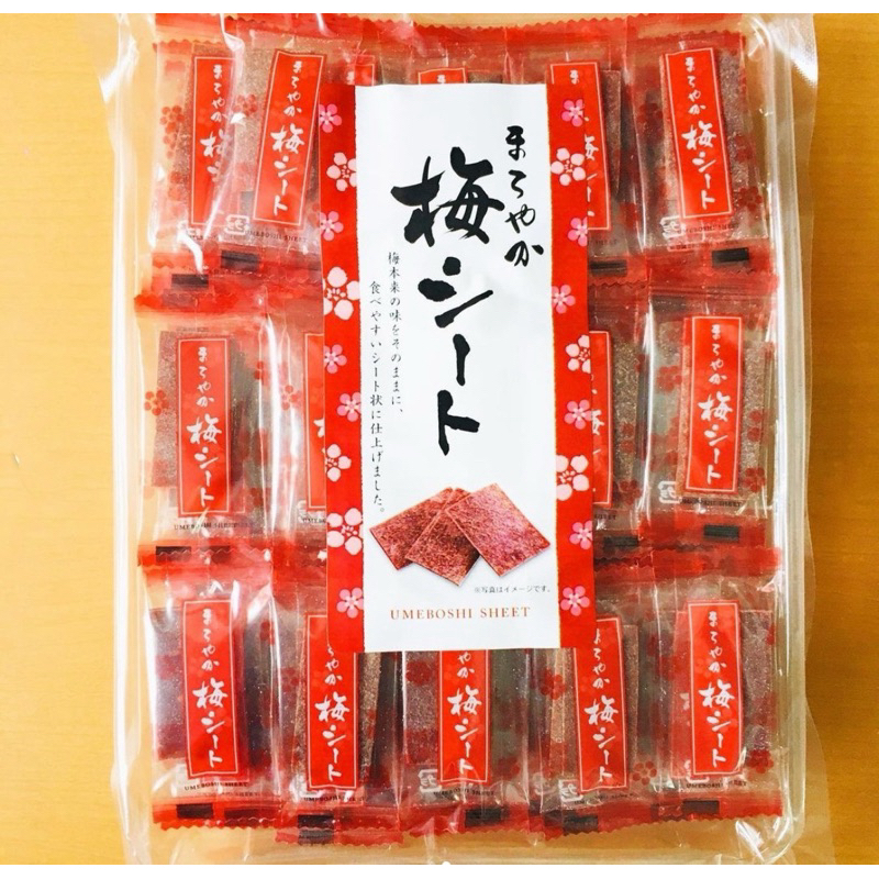 【鴨子日本倉庫】現貨！日本零食 梅片140g  獨立包裝 梅子片 梅片 超大包